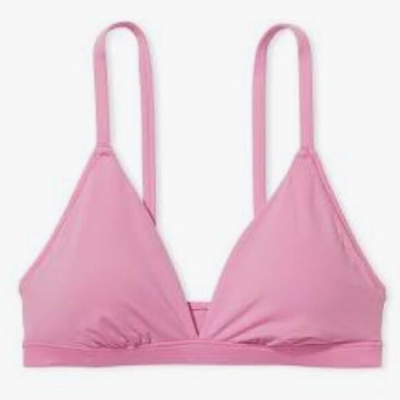 1136 NWT Pink Victoria Secret Triangle Bralette Sz S-DD - Picture 1 of 6
